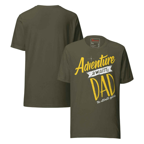 Adventure Awaits Dad Outdoor Hiking Unisex t-shirt