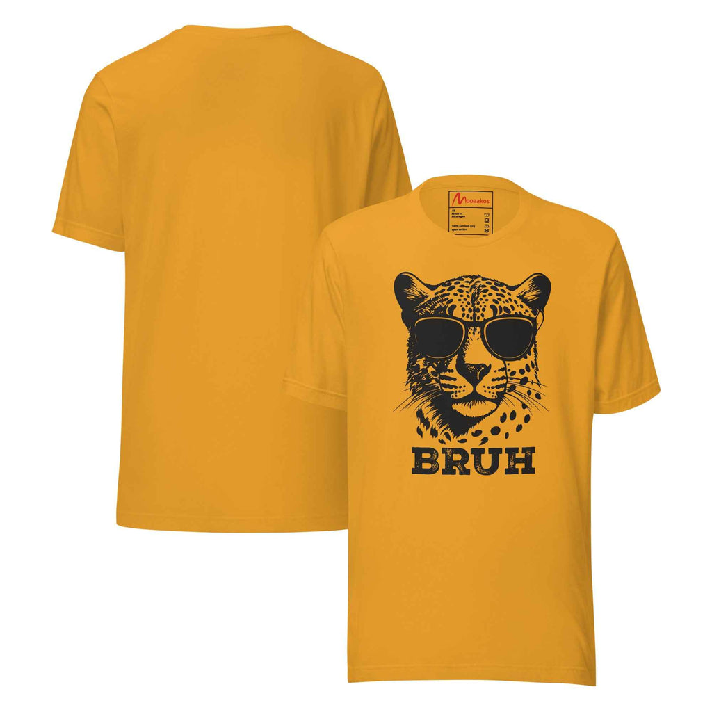 Bruh Cheetah Sunglasses Meme | Unisex T-Shirt