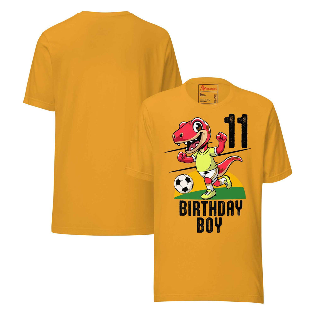 11 Year Old Soccer Player Vintage 11th Birthday Unisex t-shirt