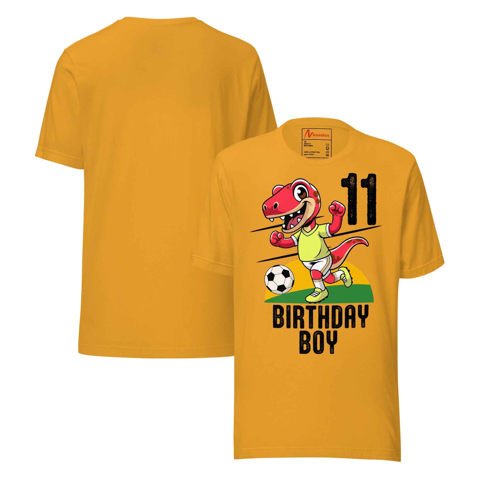 11 Year Old Soccer Player Vintage 11th Birthday Unisex t-shirt