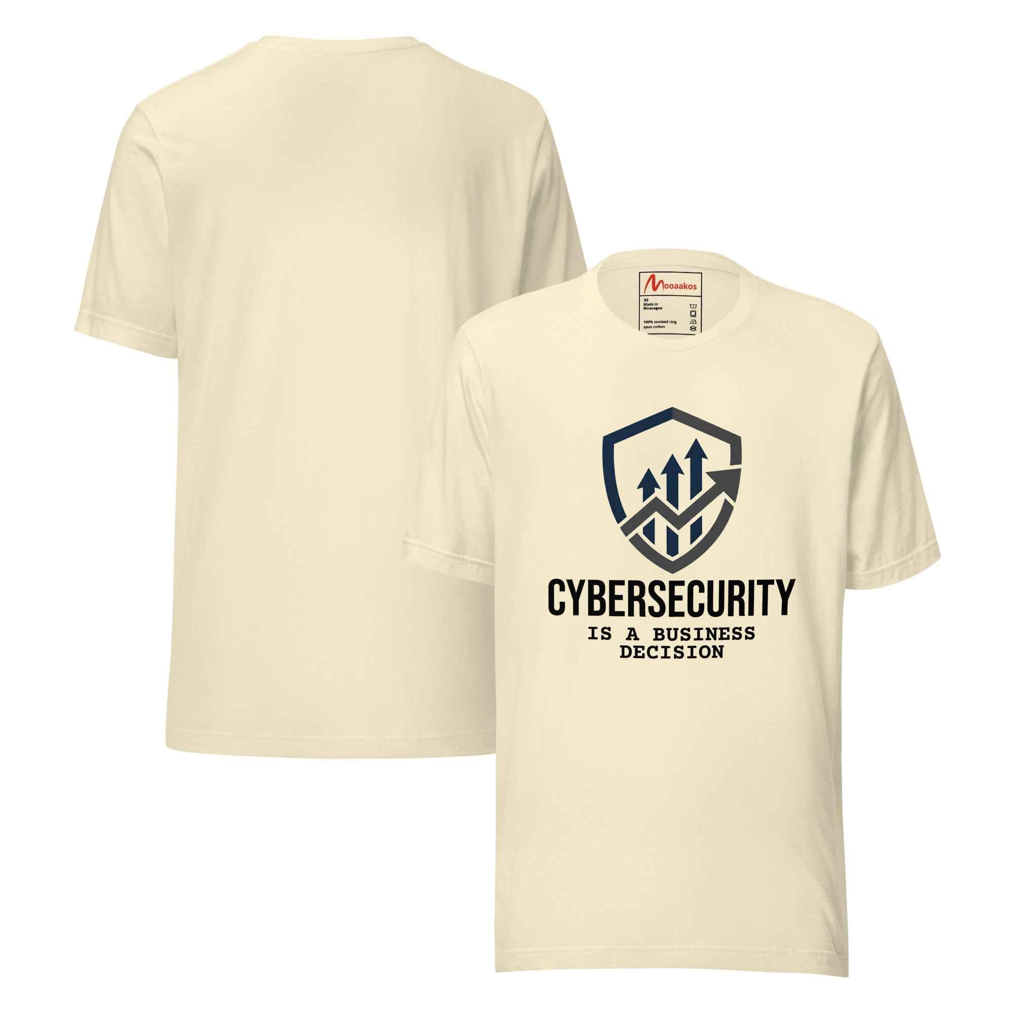 Cybersecurity Is A Business Decision Shield | Unisex T-Shirt
