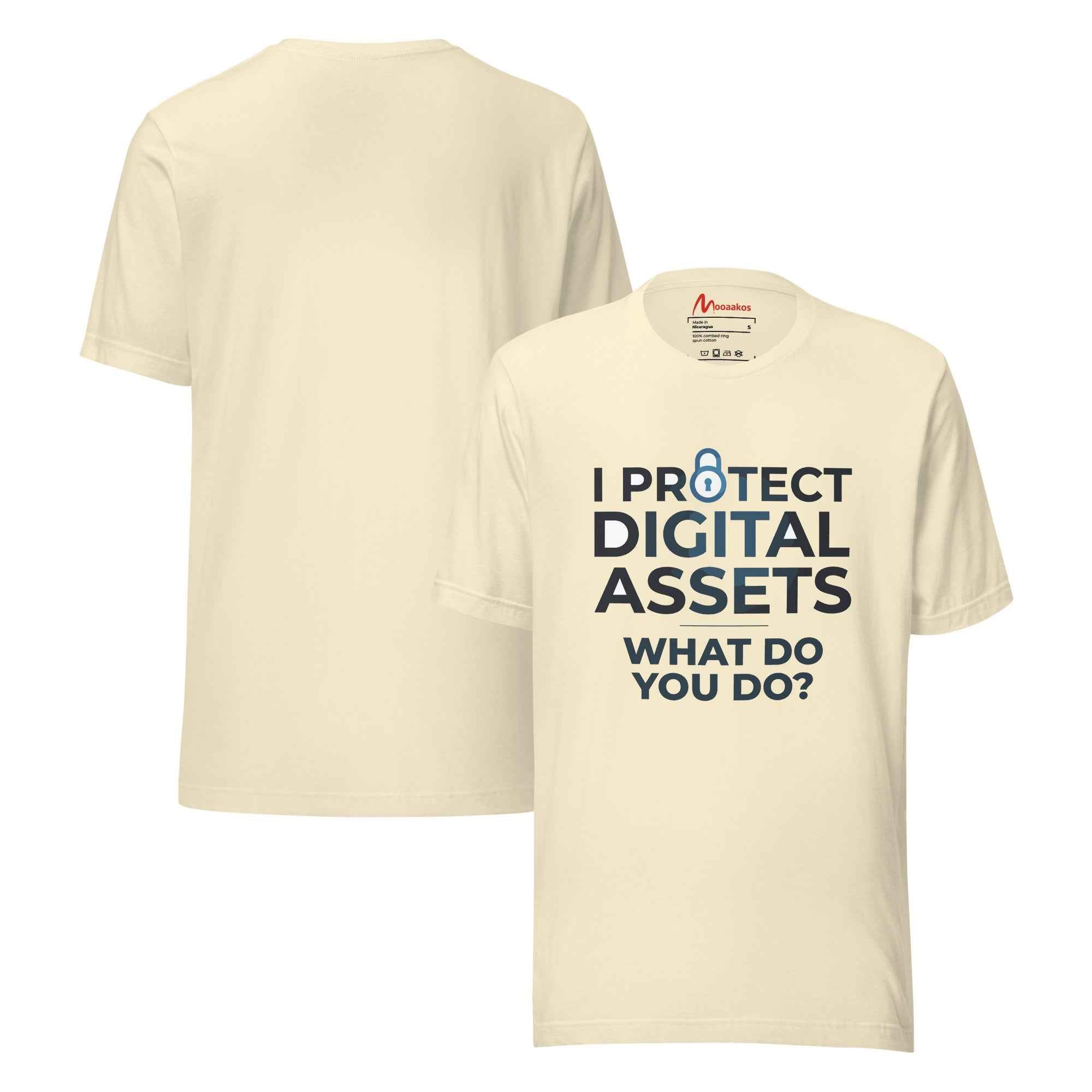 I Protect Digital Assets Cyber Security Statement | Unisex T-Shirt