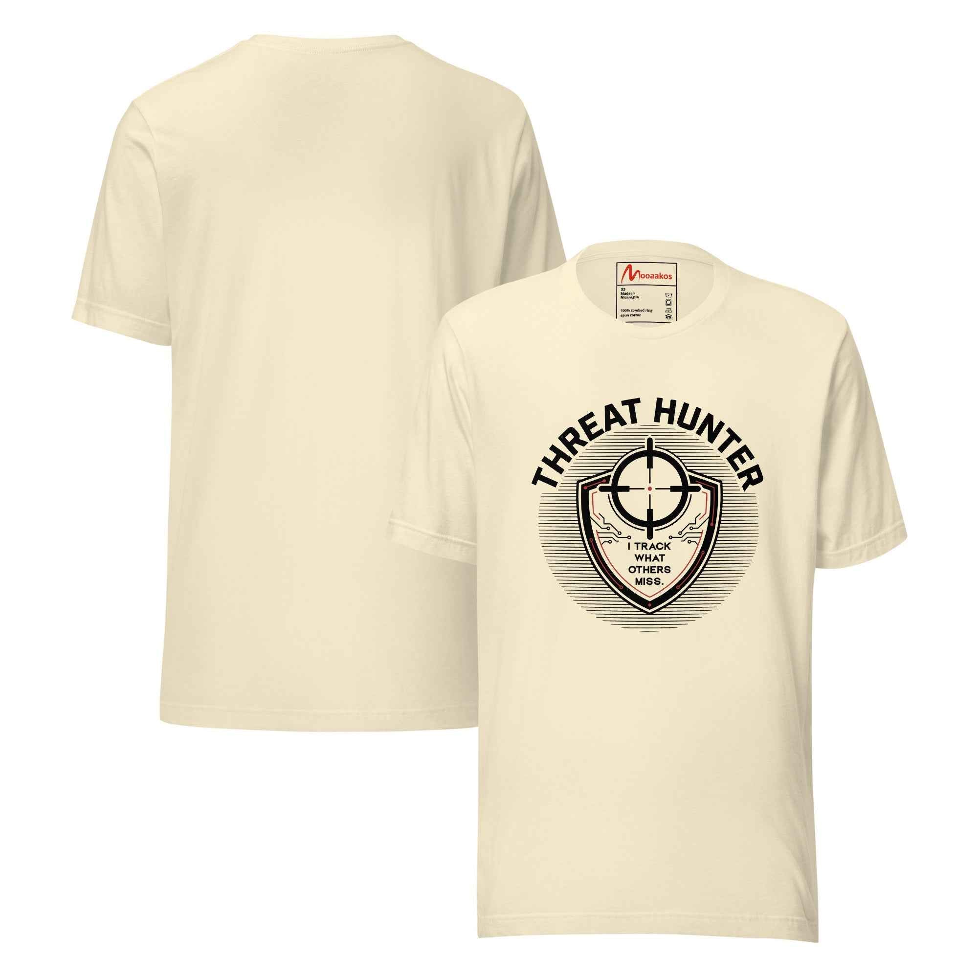 Threat Hunter Cyber Security Shield Design | Unisex T-Shirt