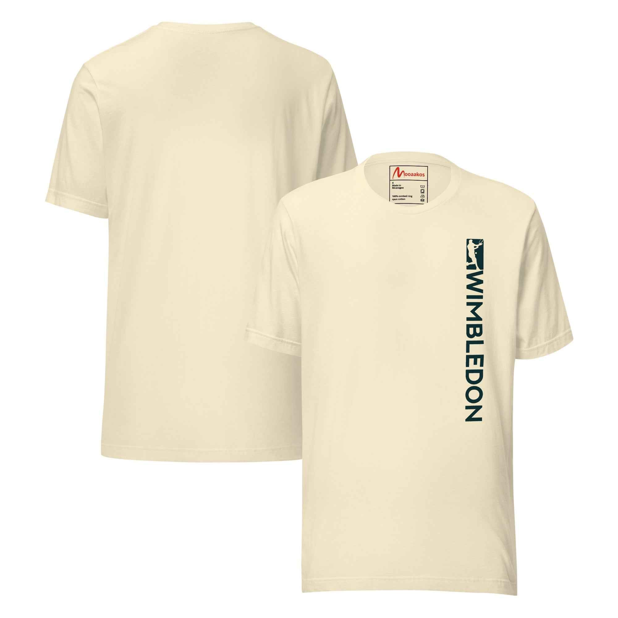 Wimbledon Tennis Player Vertical Design | Unisex T-Shirt
