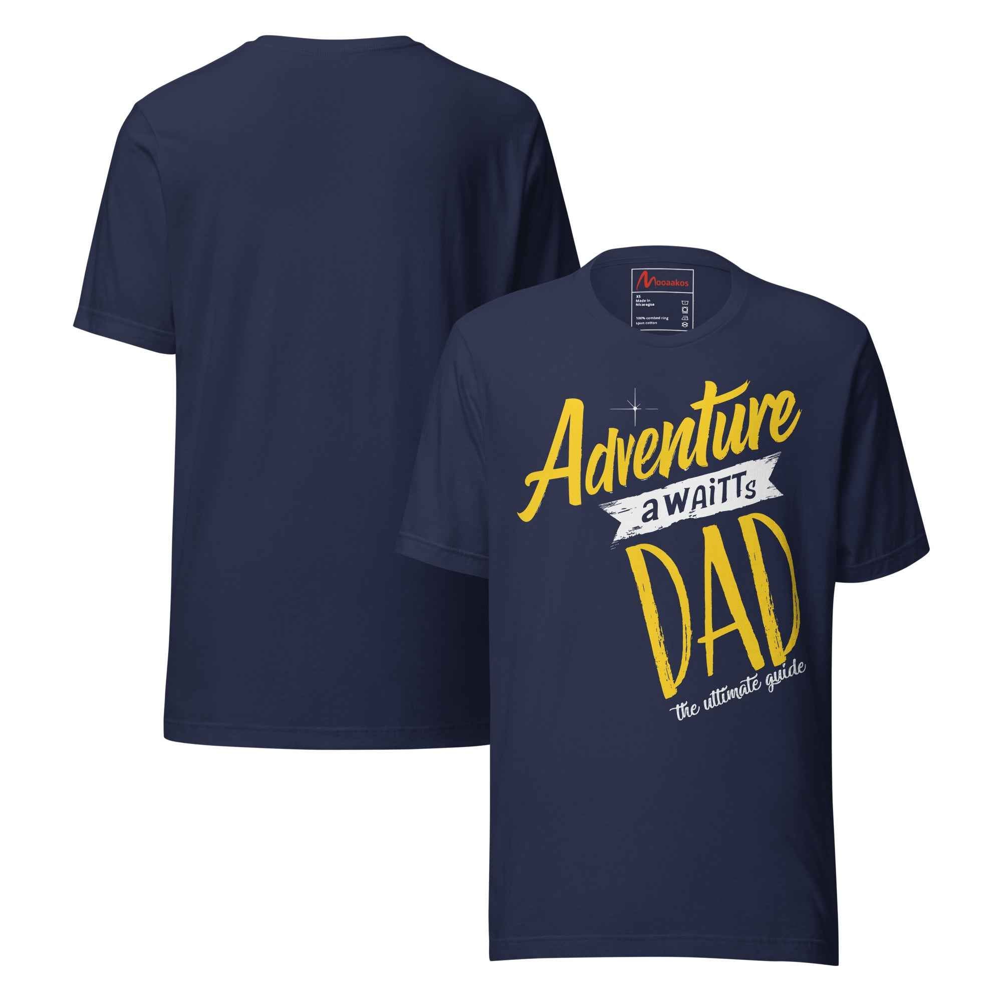 Adventure Awaits Dad Outdoor Hiking Unisex t-shirt