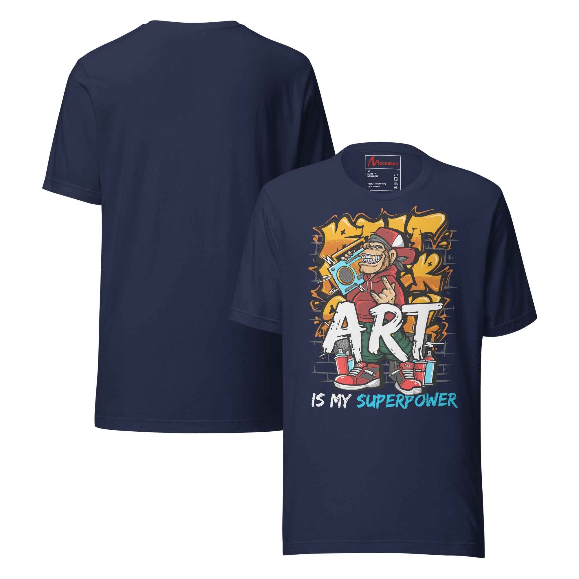 Art-Is My Superpower - Street-art Drawing Funny Unisex t-shirt