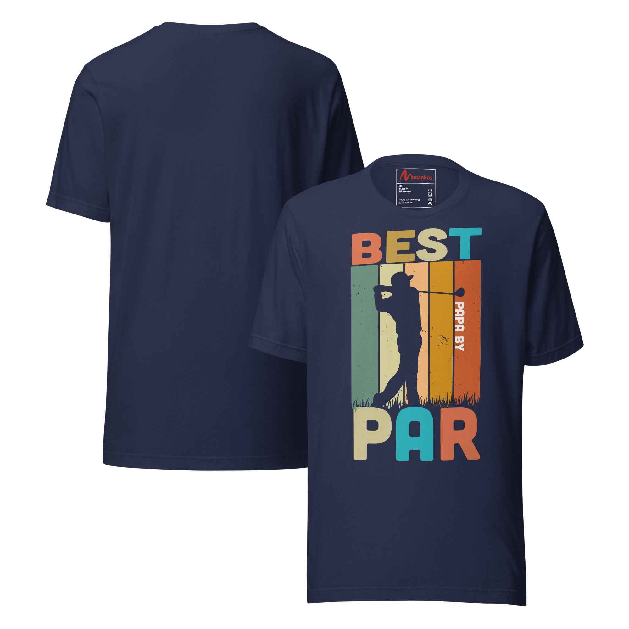 Best Papa By Par Fathers Day Golf Vintage Unisex t-shirt