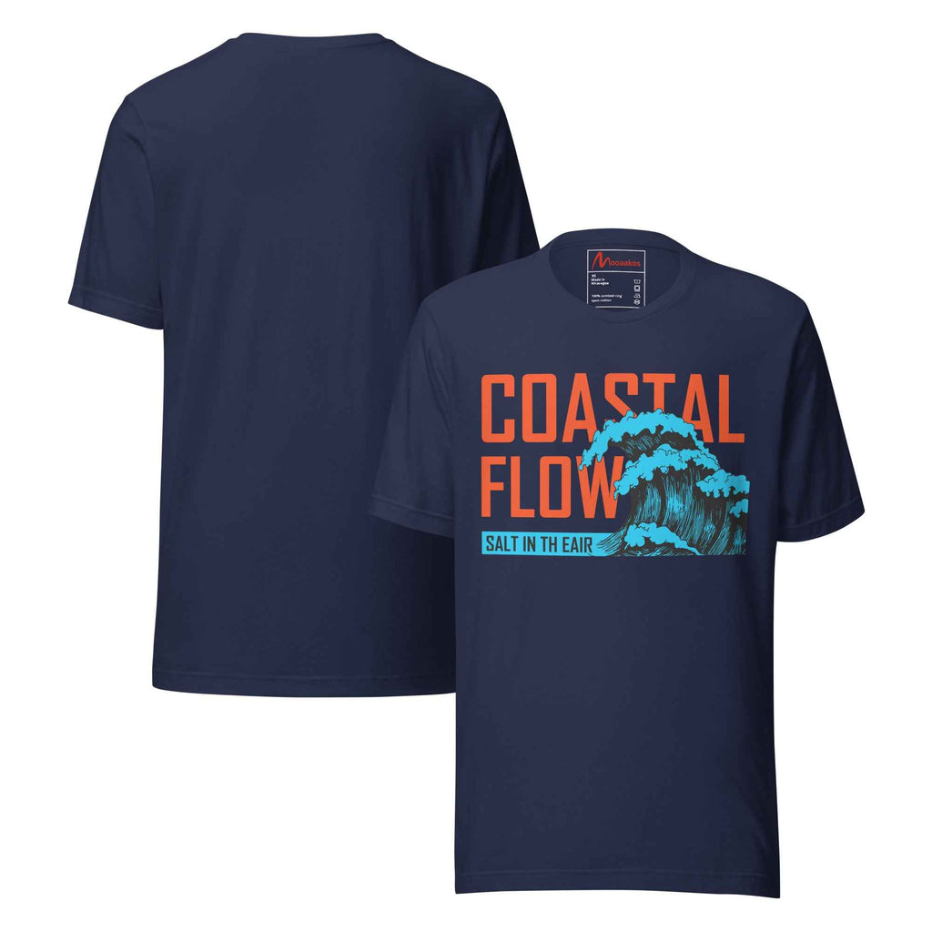 Coastal Flow Surf Beach Unisex t-shirt