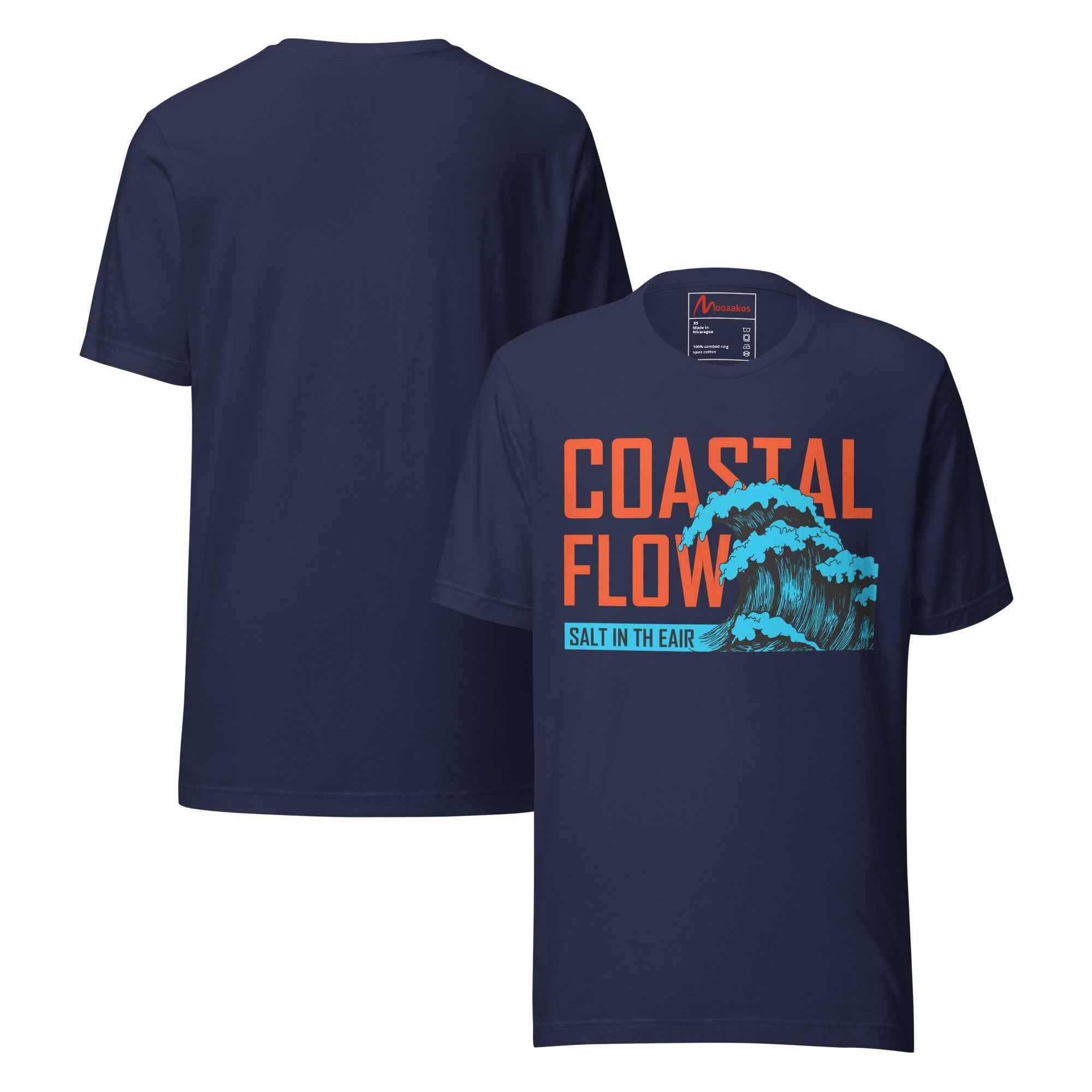 Coastal Flow Surf Beach Unisex t-shirt