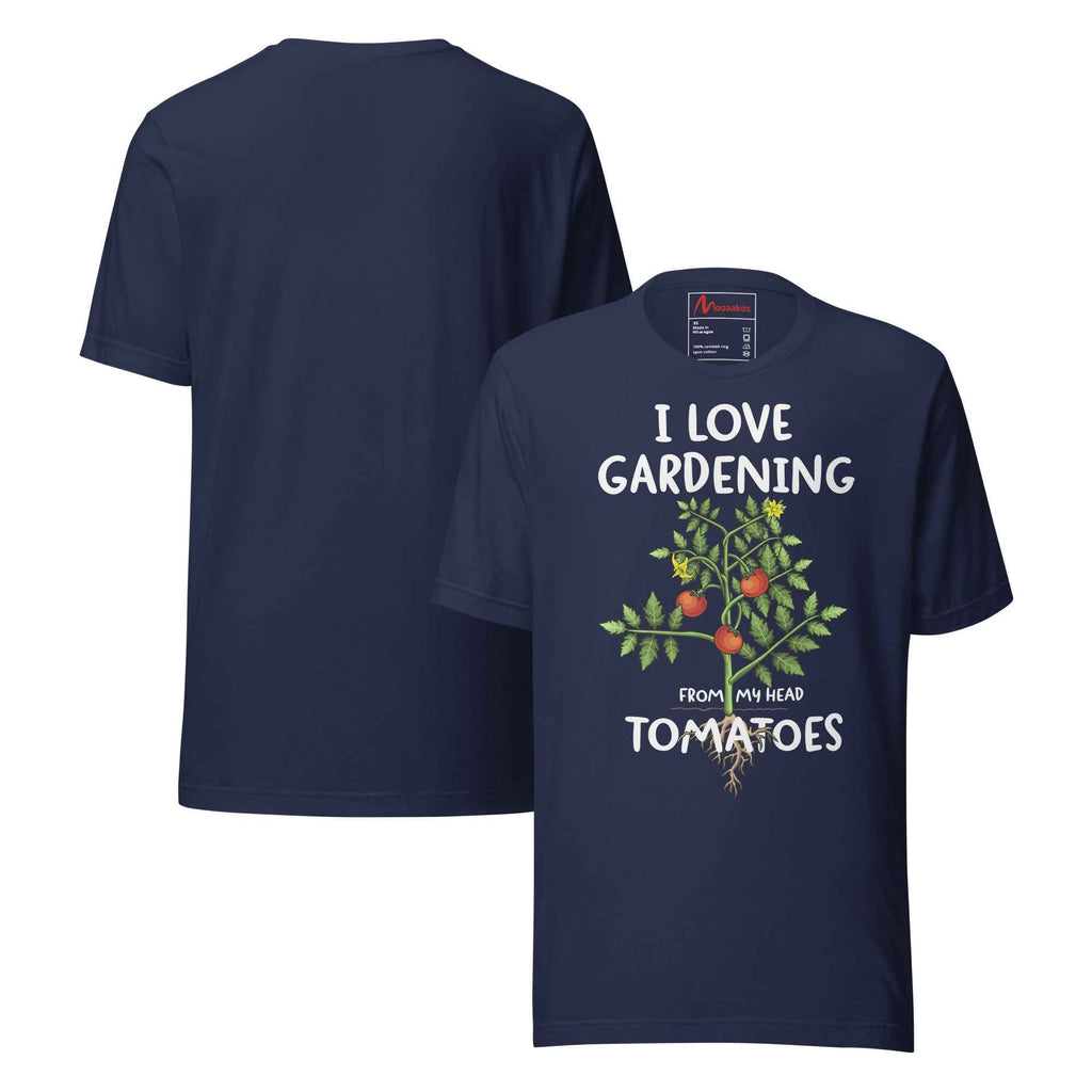 Vegetable Gardener Funny Gardening Quote Head Tomatoes Unisex t-shirt