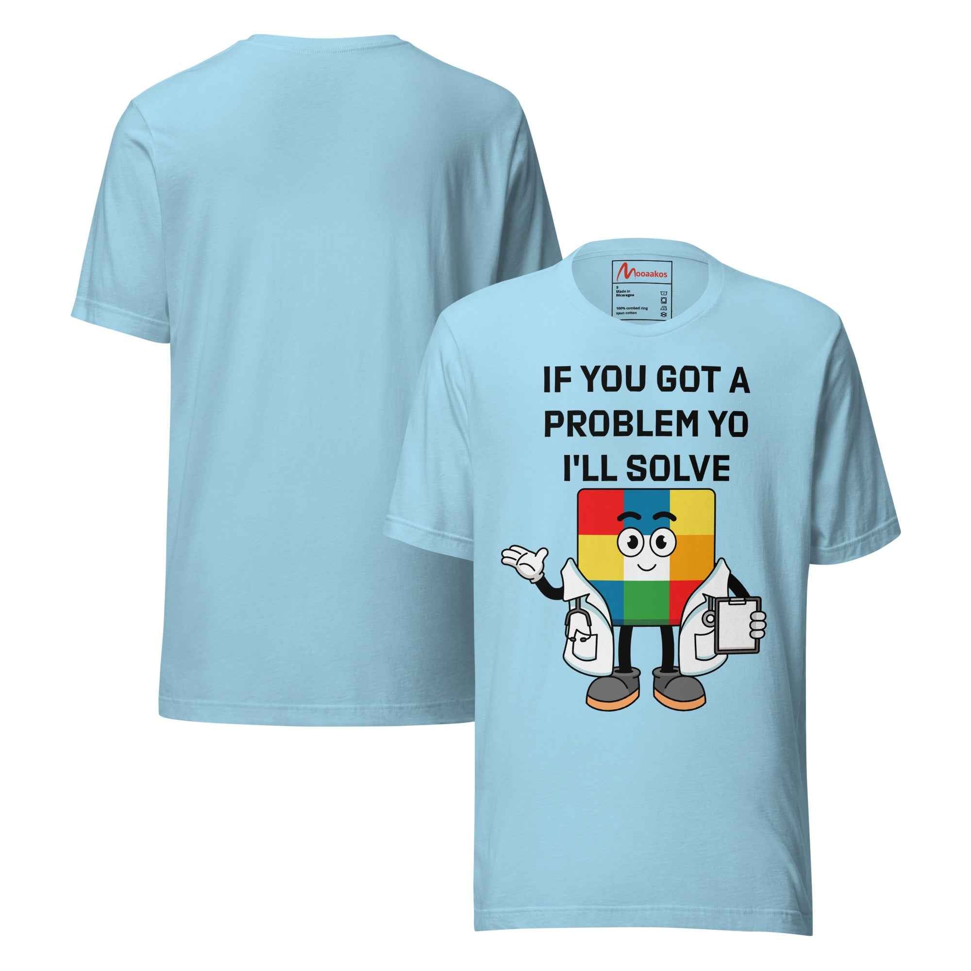 Vintage-Got A Problem Yo Ill Solve It Puzzle-Cube Unisex t-shirt