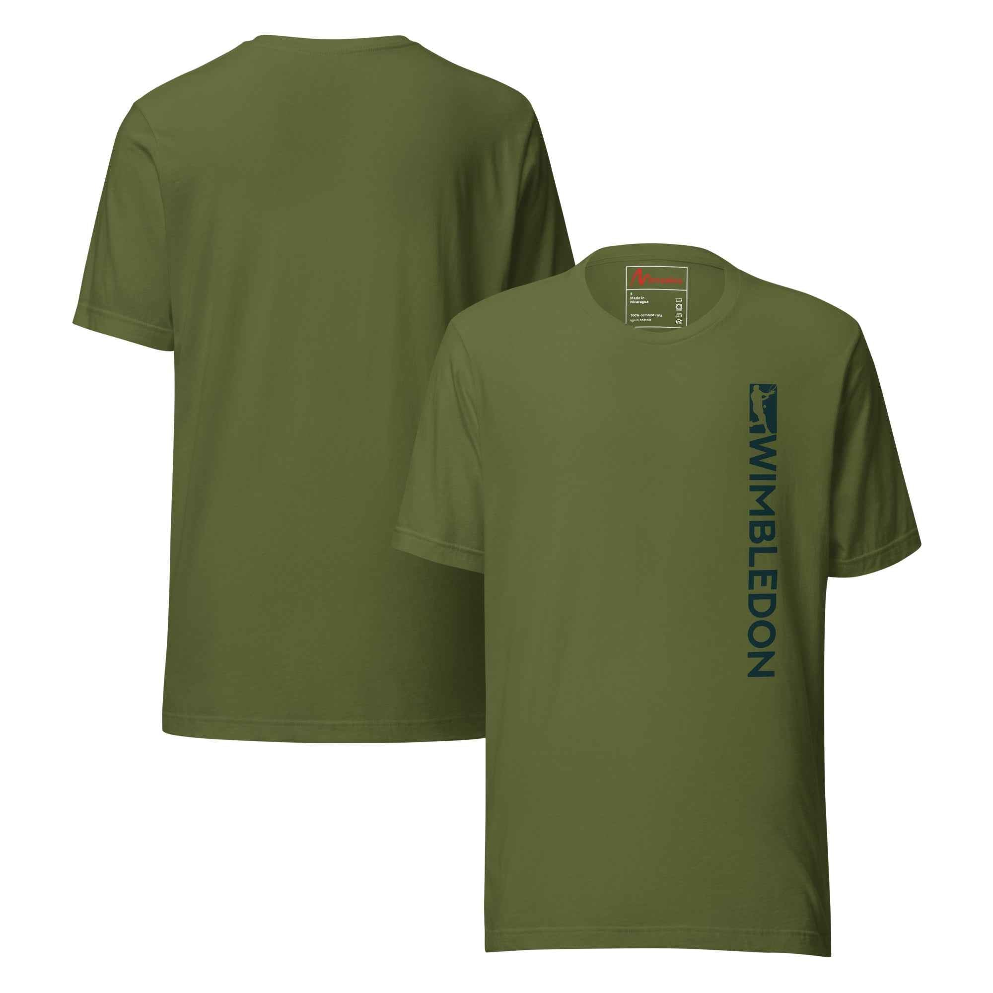 Wimbledon Tennis Player Vertical Design | Unisex T-Shirt
