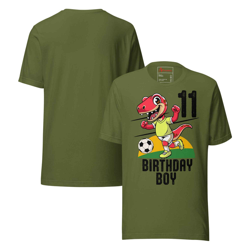 11 Year Old Soccer Player Vintage 11th Birthday Unisex t-shirt