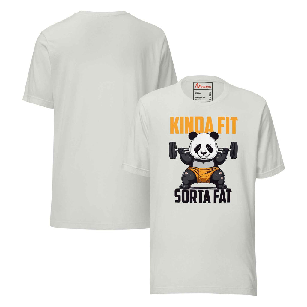 Kinda Fit Sorta Fat Panda Gym Workout | Unisex T-Shirt