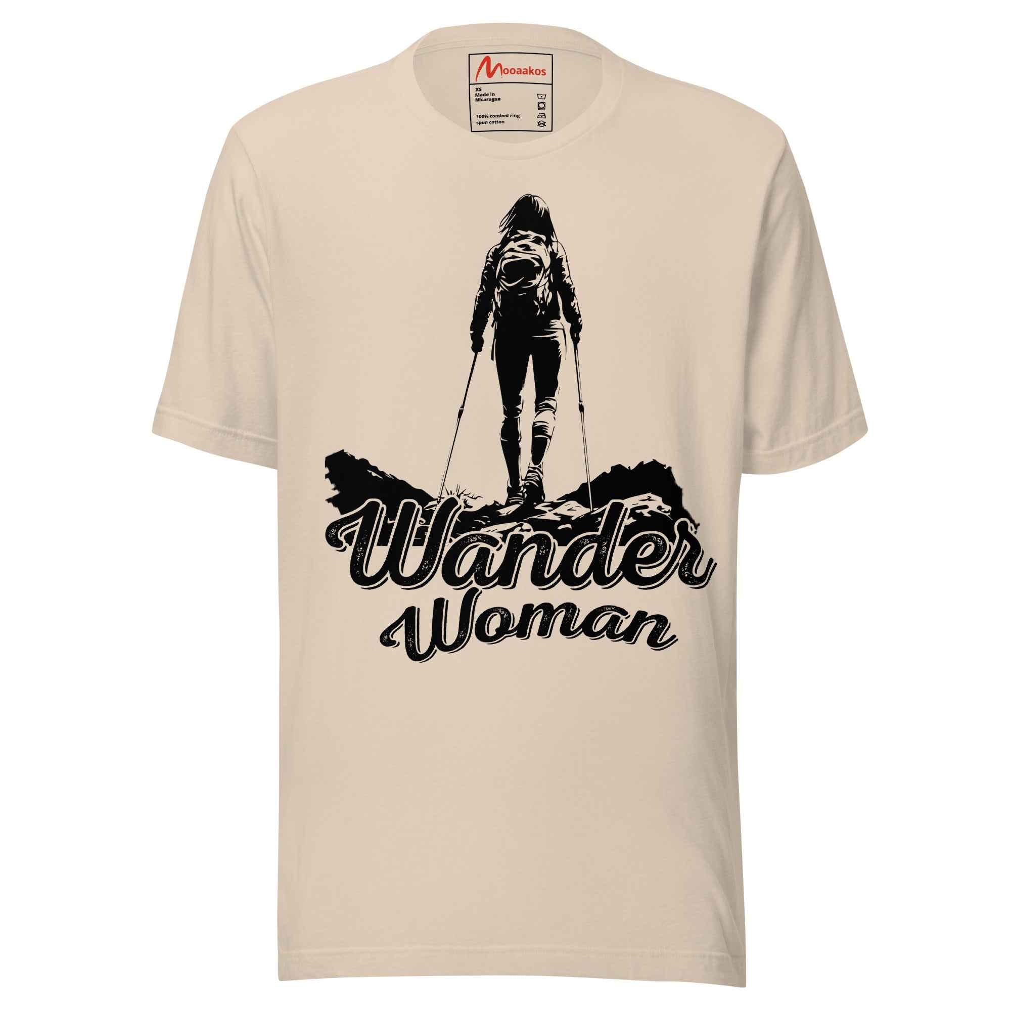 Wander Woman Retro Sunset - Climbing Hiking Outdoor Funny Unisex t-shirt