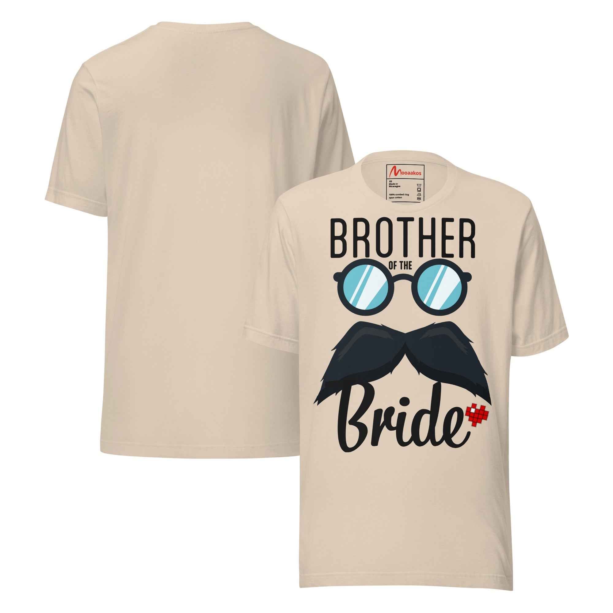 Brother of the Brides Funny Bridal Party Present Unisex t-shirt