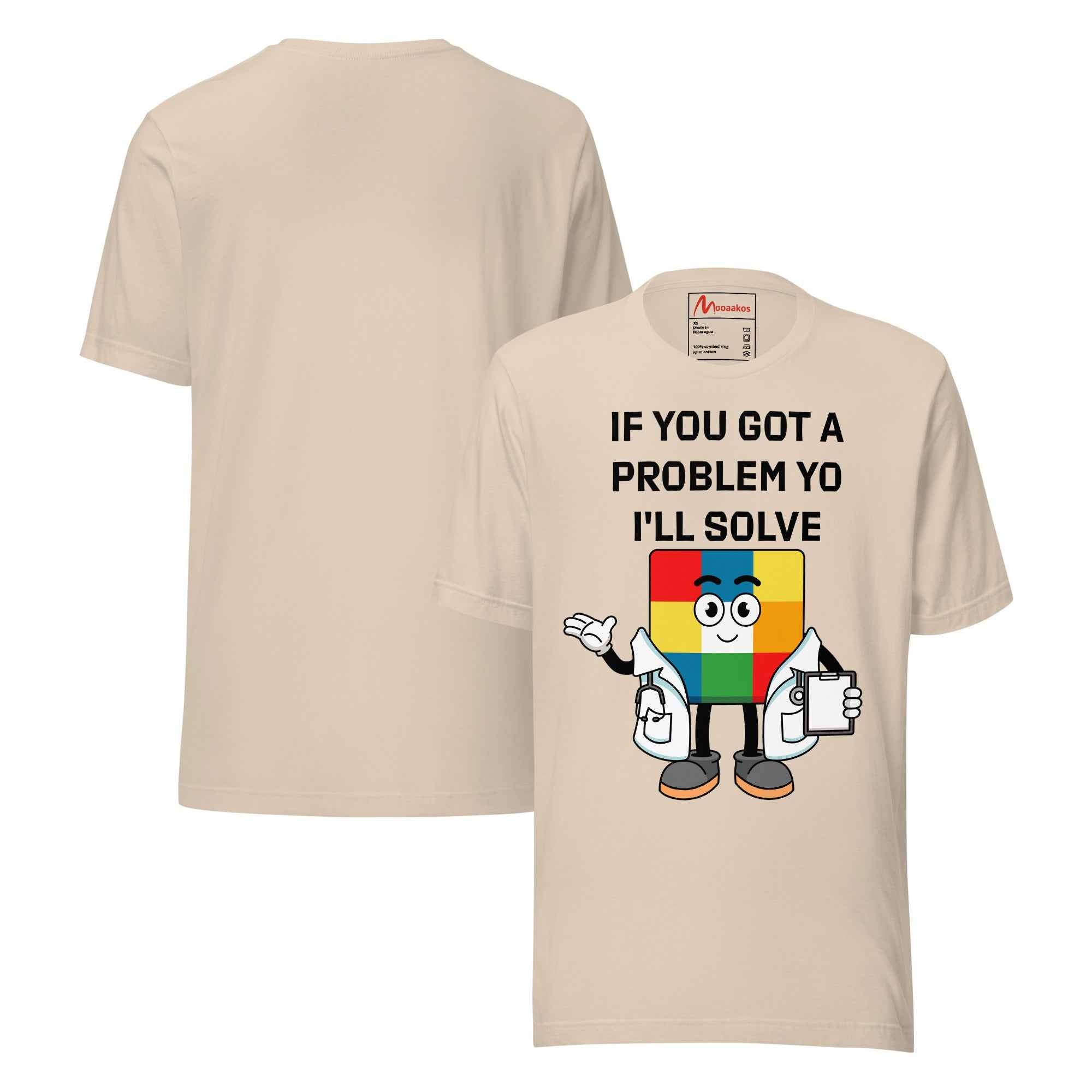 Vintage-Got A Problem Yo Ill Solve It Puzzle-Cube Unisex t-shirt