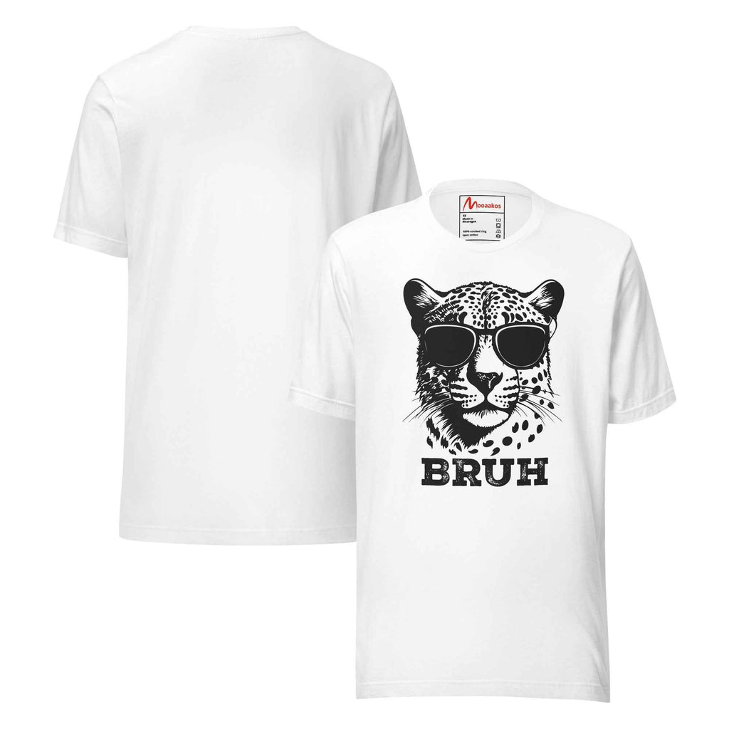 Bruh Cheetah Sunglasses Meme | Unisex T-Shirt