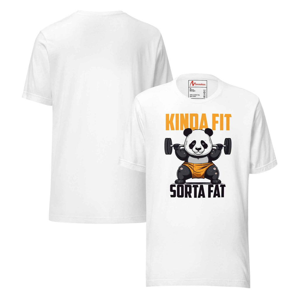 Kinda Fit Sorta Fat Panda Gym Workout | Unisex T-Shirt