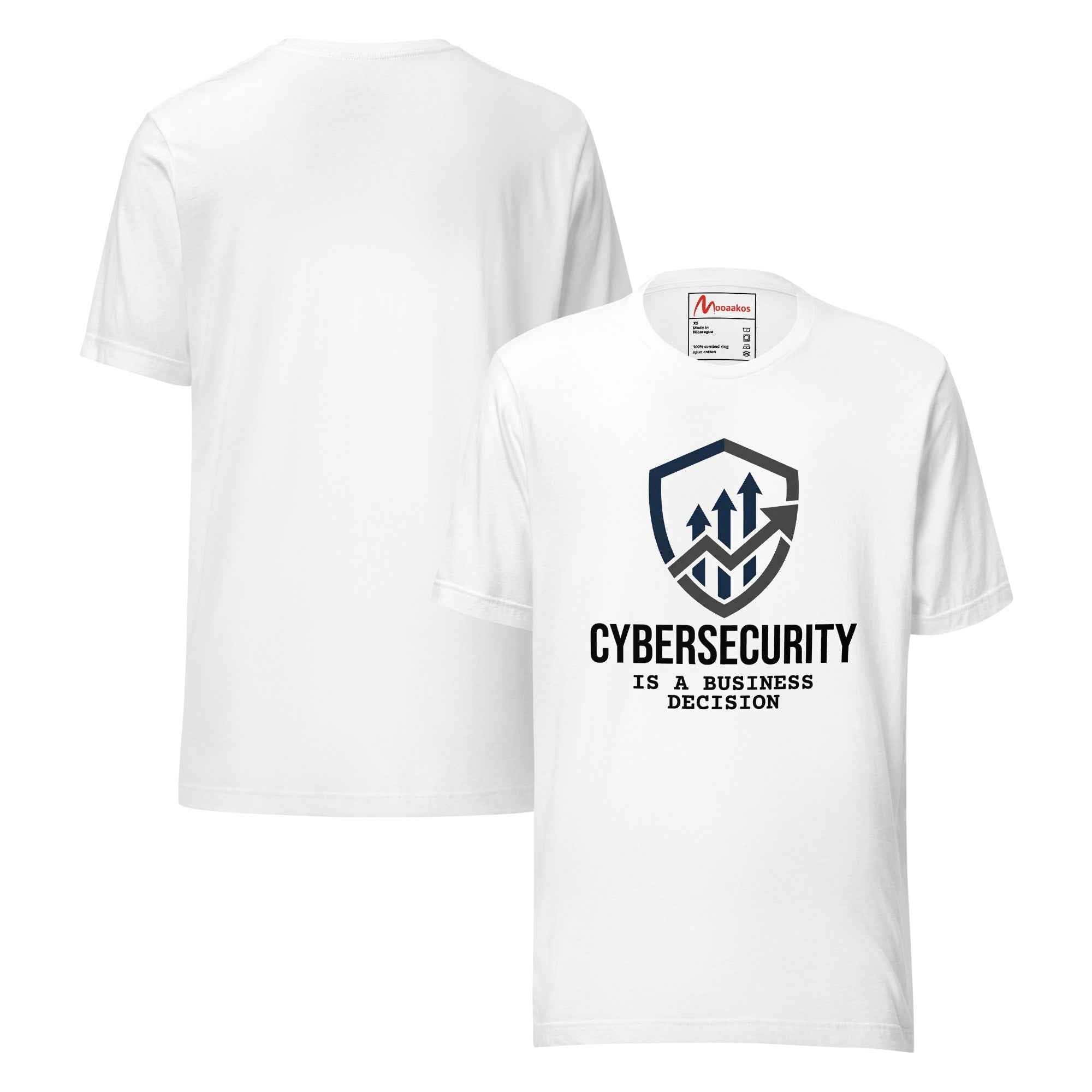 Cybersecurity Is A Business Decision Shield | Unisex T-Shirt