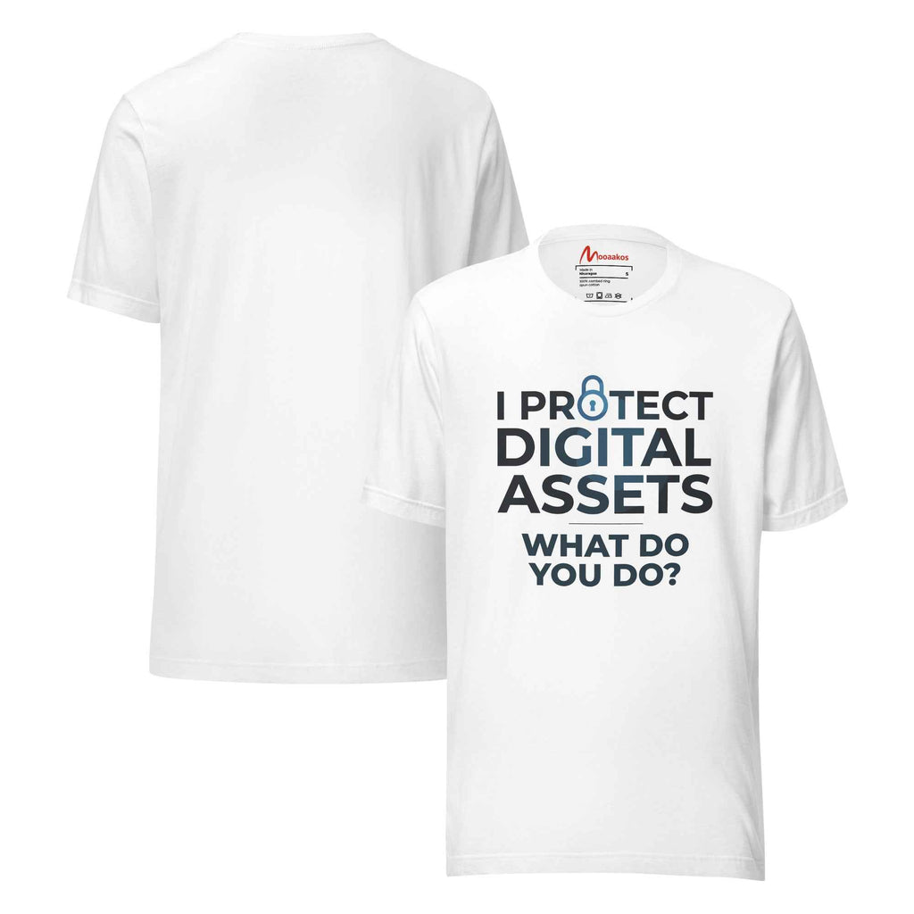 I Protect Digital Assets Cyber Security Statement | Unisex T-Shirt