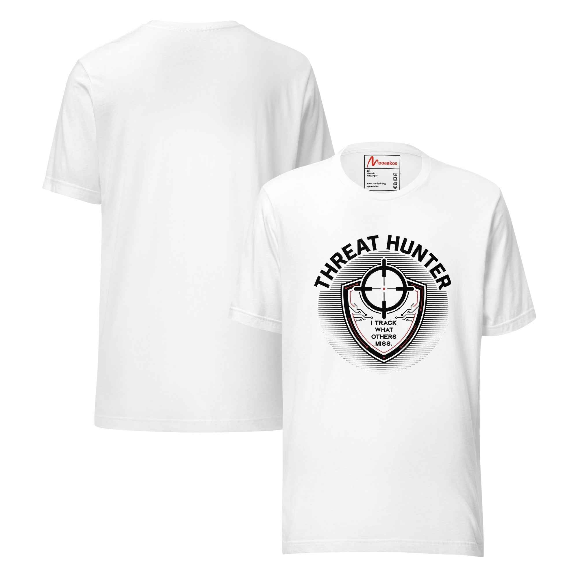 Threat Hunter Cyber Security Shield Design | Unisex T-Shirt
