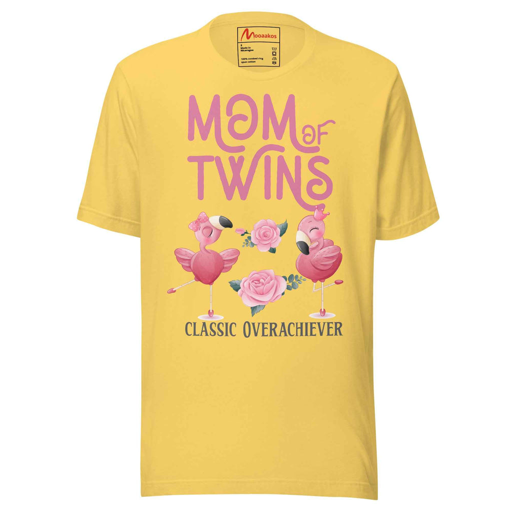 Little two femingo Funny Mom Of Twins Unisex t-shirt