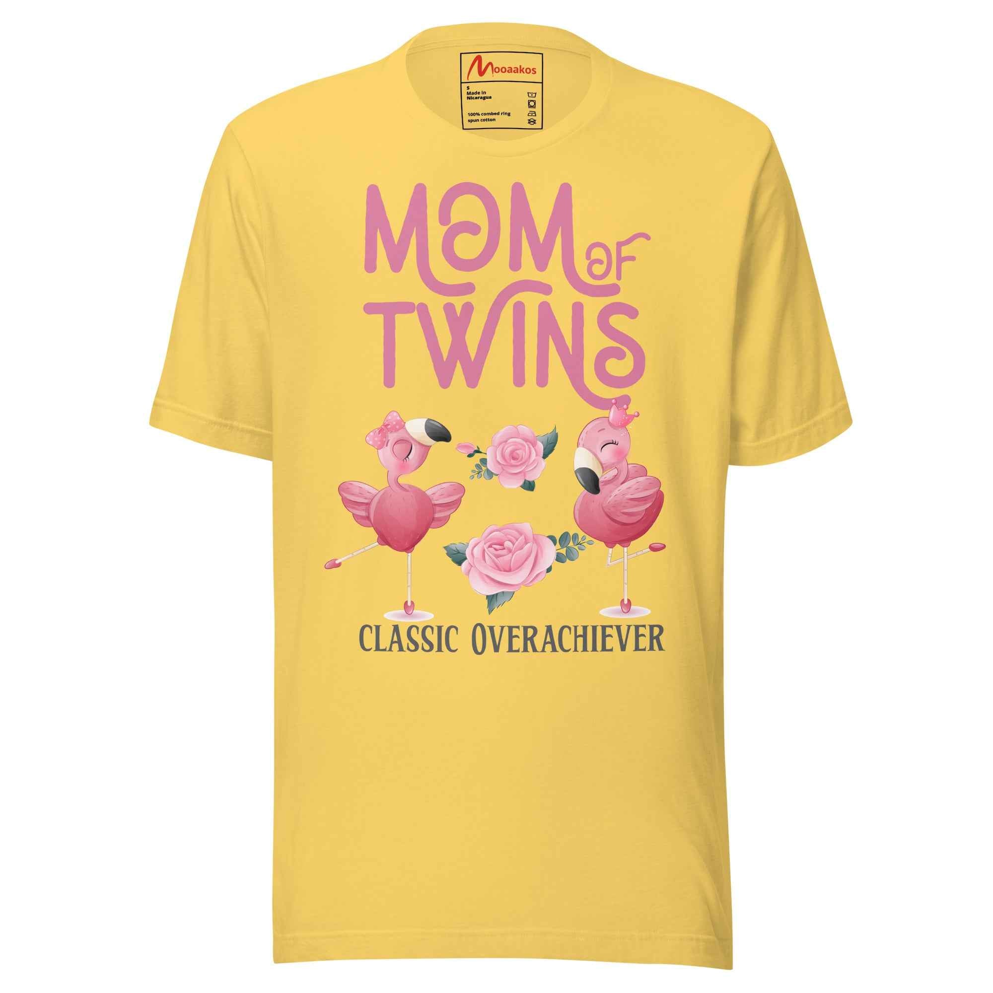 Little two femingo Funny Mom Of Twins Unisex t-shirt