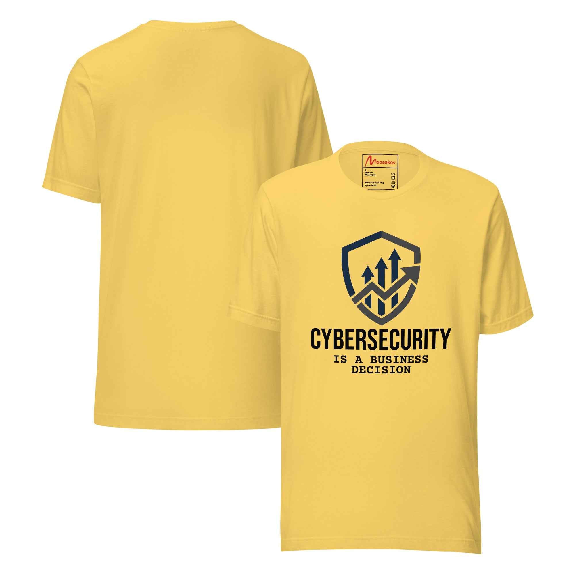 Cybersecurity Is A Business Decision Shield | Unisex T-Shirt