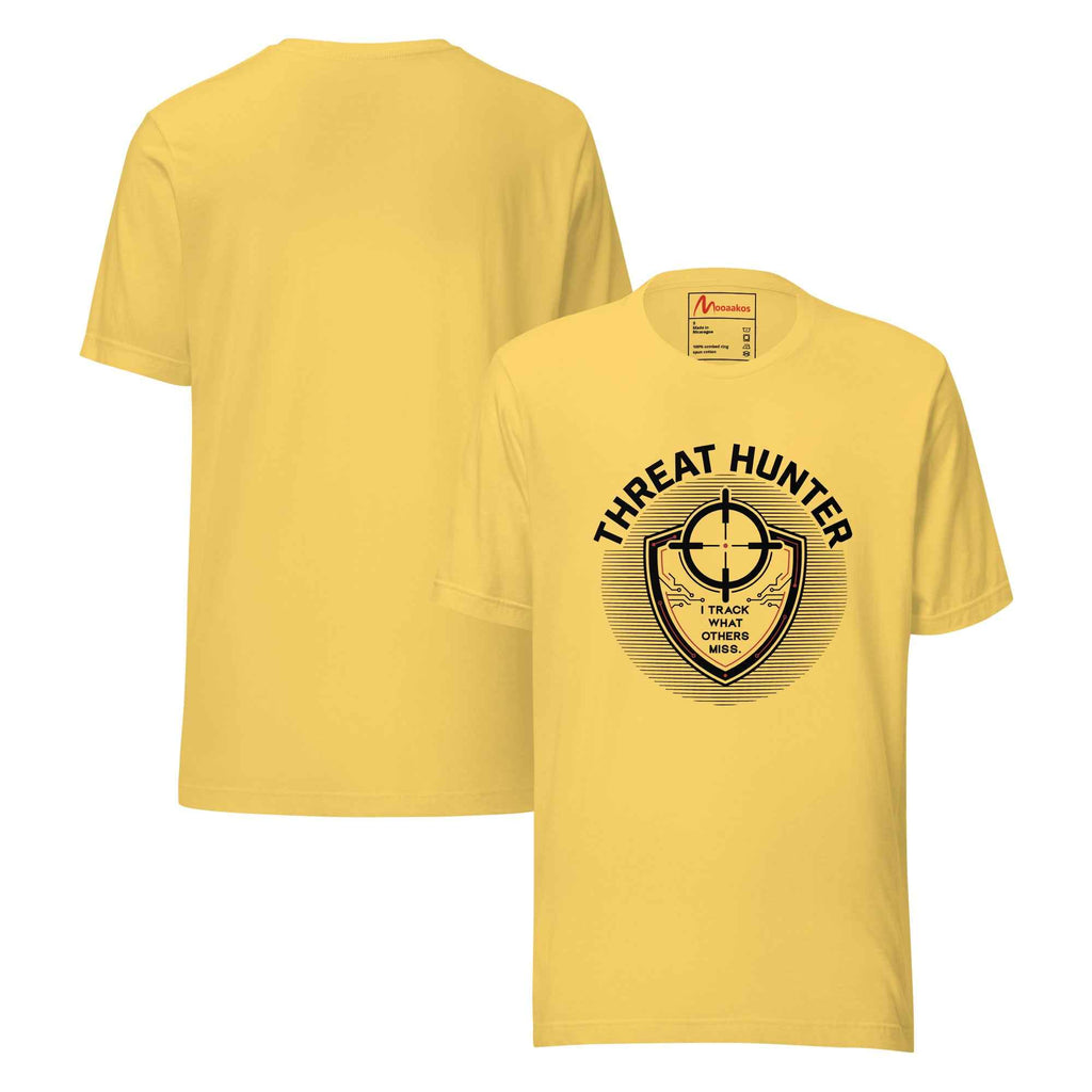 Threat Hunter Cyber Security Shield Design | Unisex T-Shirt