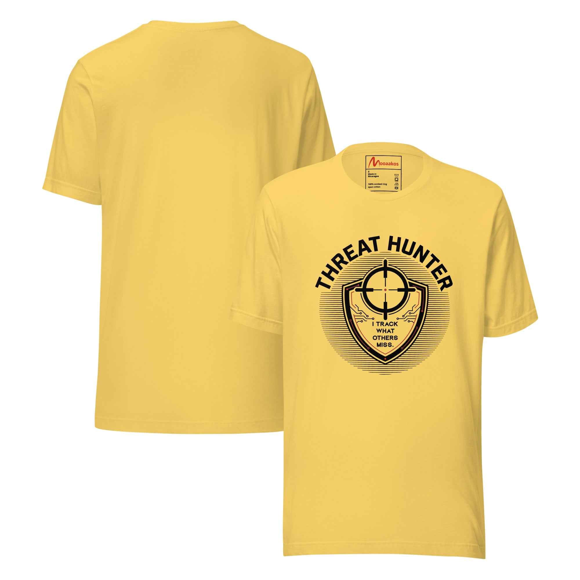 Threat Hunter Cyber Security Shield Design | Unisex T-Shirt