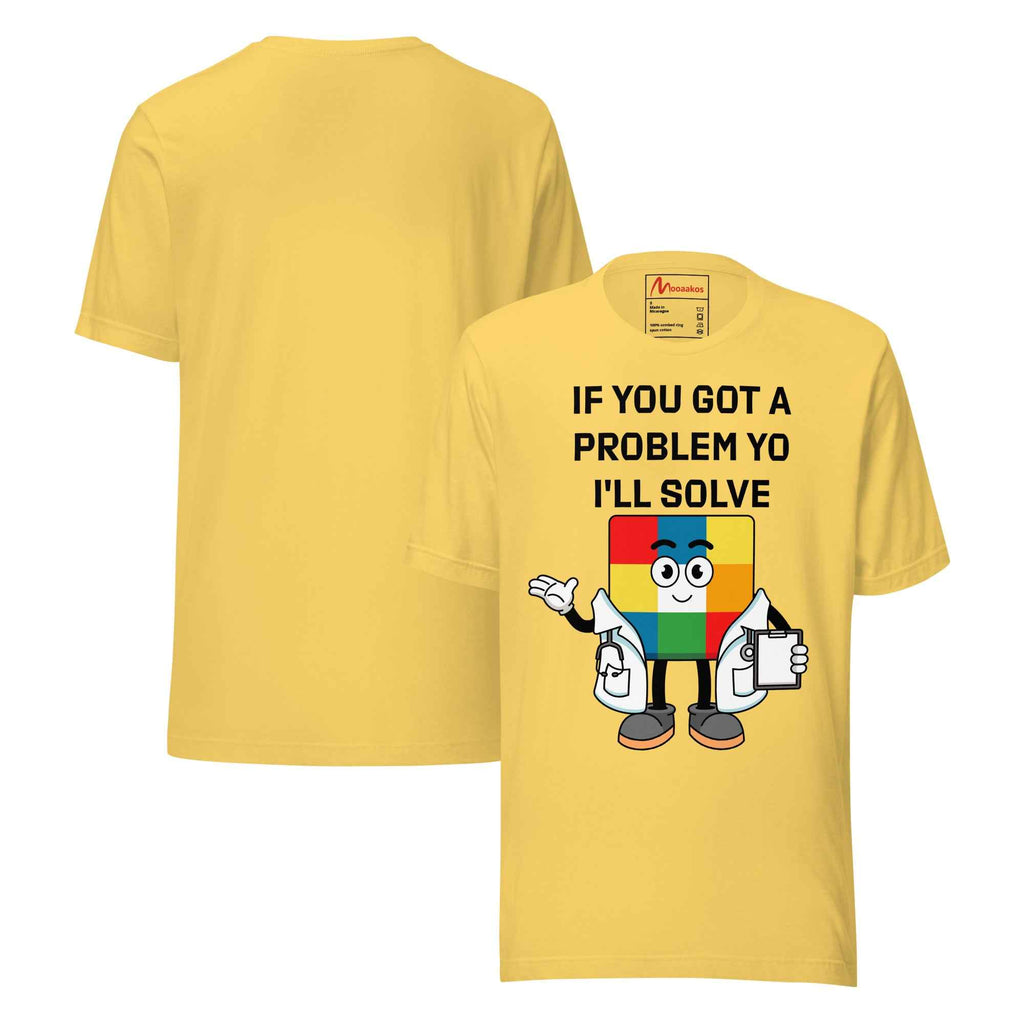 Vintage-Got A Problem Yo Ill Solve It Puzzle-Cube Unisex t-shirt