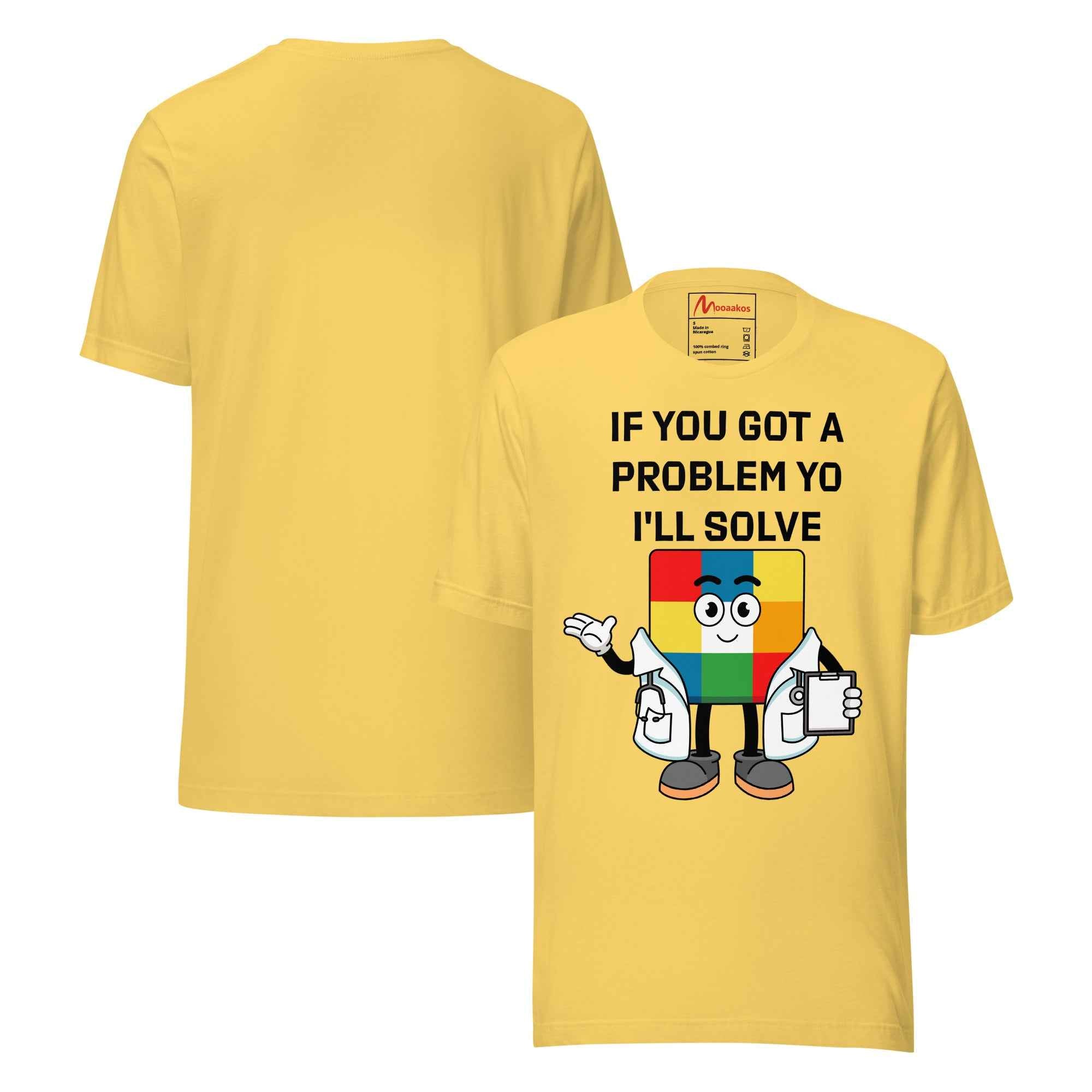 Vintage-Got A Problem Yo Ill Solve It Puzzle-Cube Unisex t-shirt