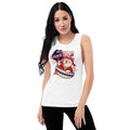 Just Really Love Ramen Cute Cat Noodles Ladies’ Muscle Tank