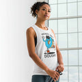 Ready Set Dough Funny Donut Running Ladies’ Muscle Tank