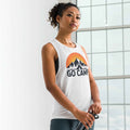 Go Camp Mountain Sunset Outdoor Ladies’ Muscle Tank